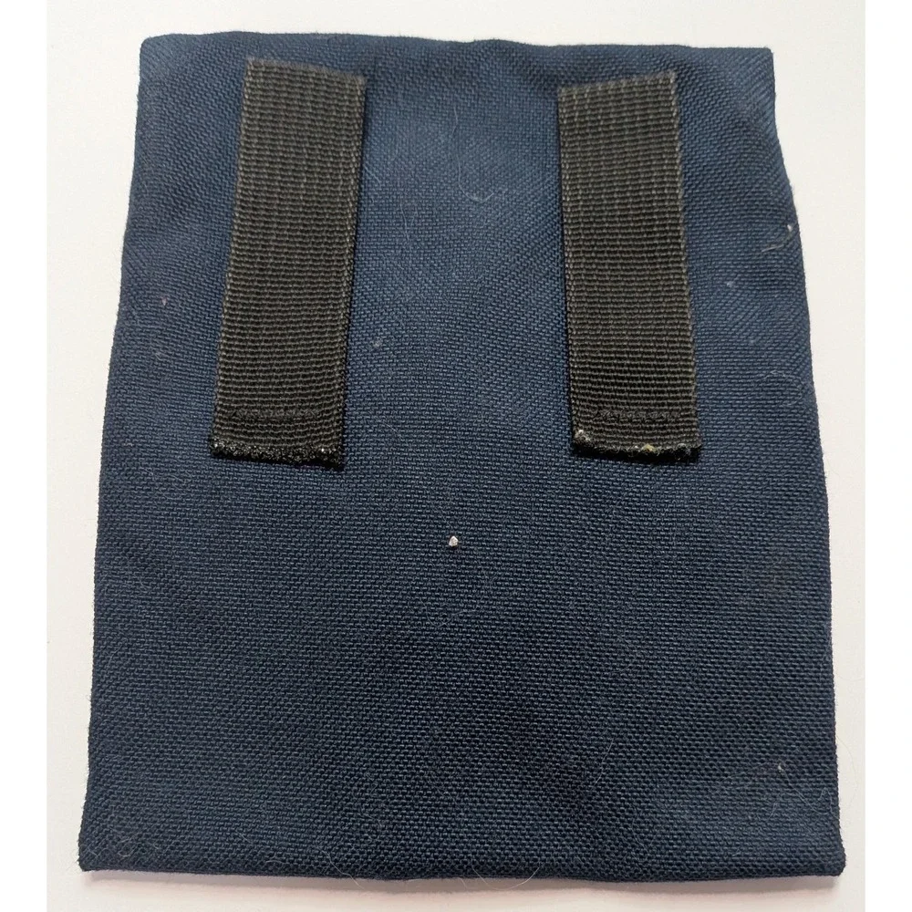 Stahlsac Accessory Pouch Unisex Small Navy Blue Excellent Canvas Utility Bag